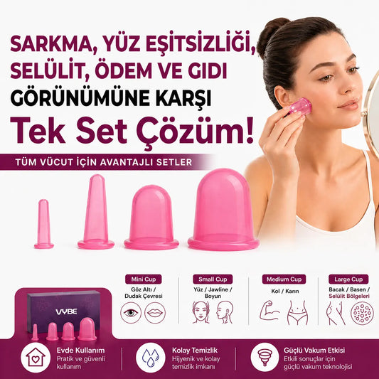 VYBE Yüz & Vücut Şekillendirici Kupa Seti