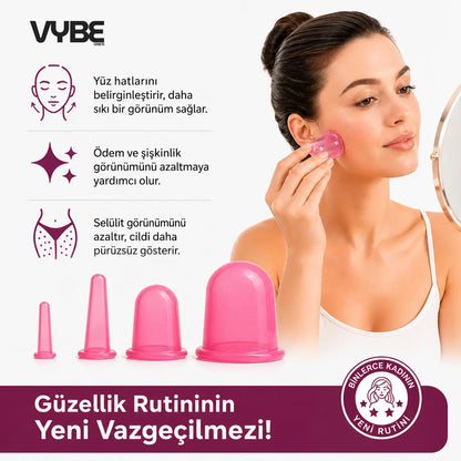 VYBE Yüz & Vücut Şekillendirici Kupa Seti