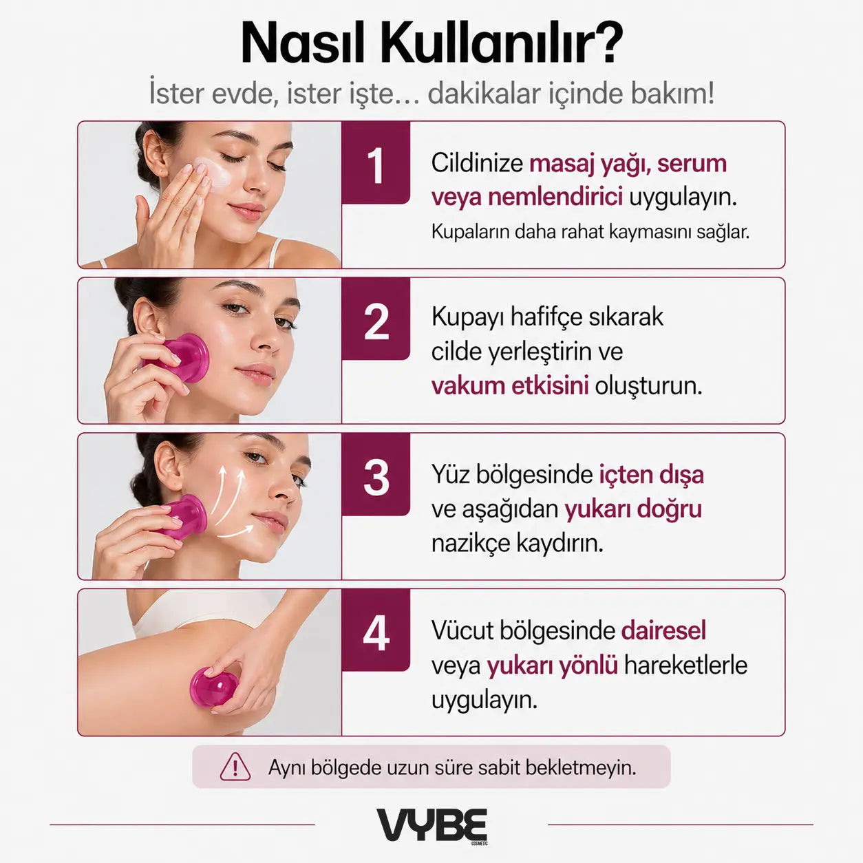 VYBE Yüz & Vücut Şekillendirici Kupa Seti
