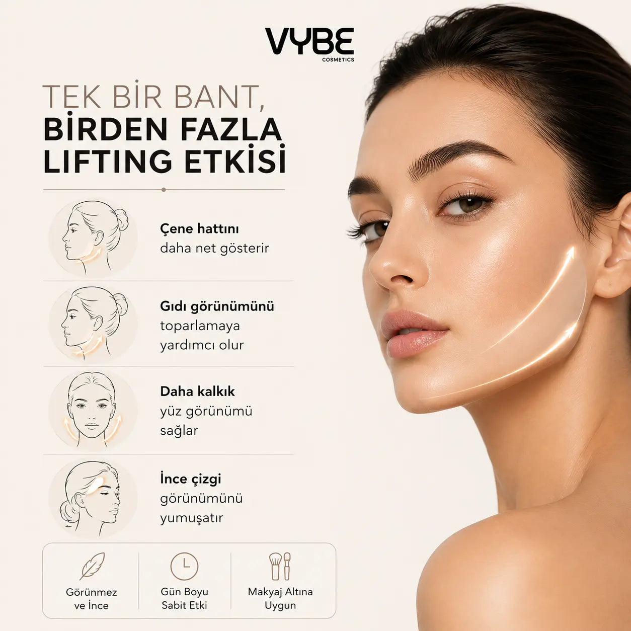 VYBE Invisilift – Görünmez Lifting Bantları