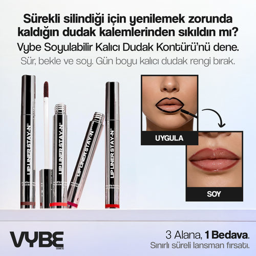 VYBE Soyulabilir Dudak Kontürü - Sepete Özel
