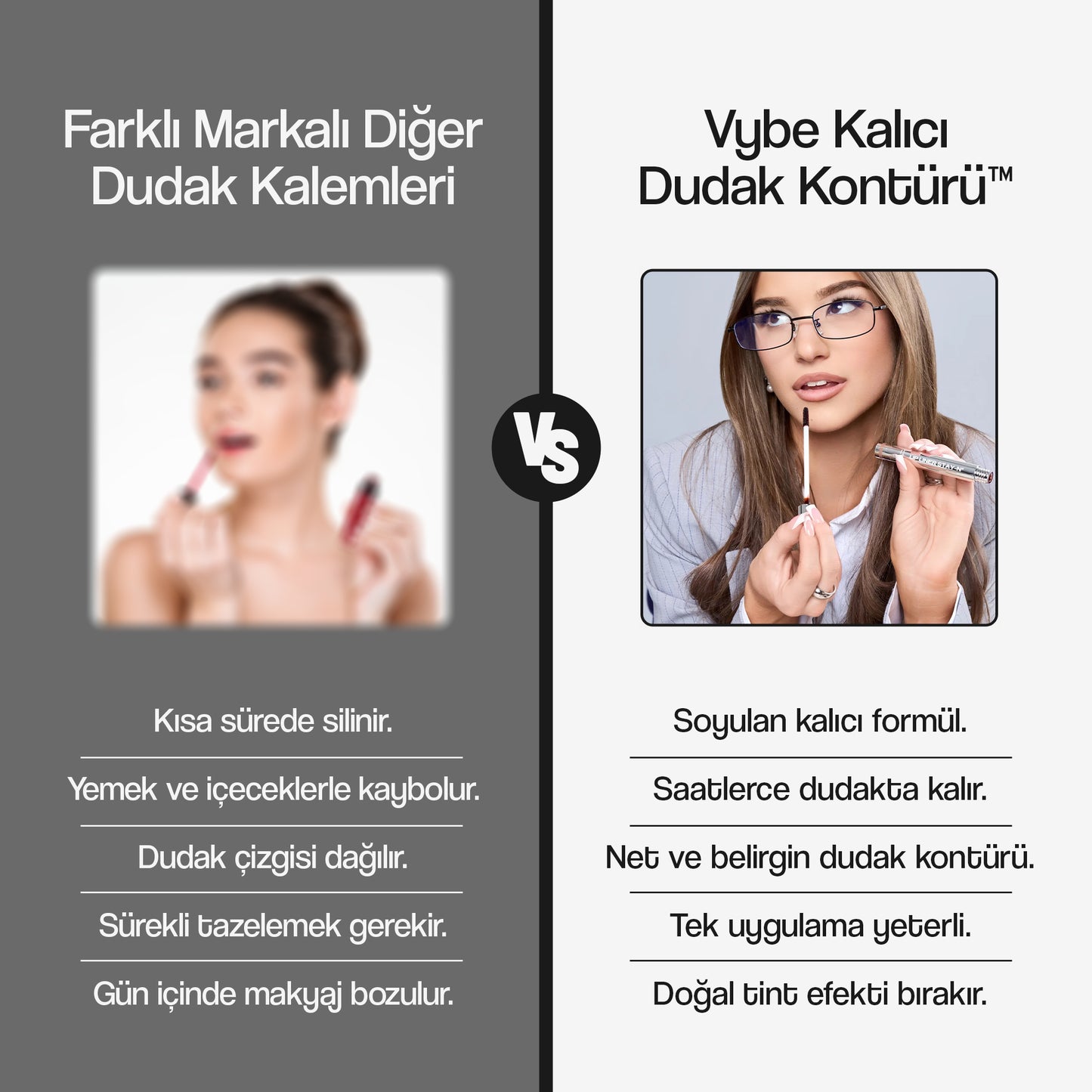 VYBE Soyulabilir Dudak Kontürü