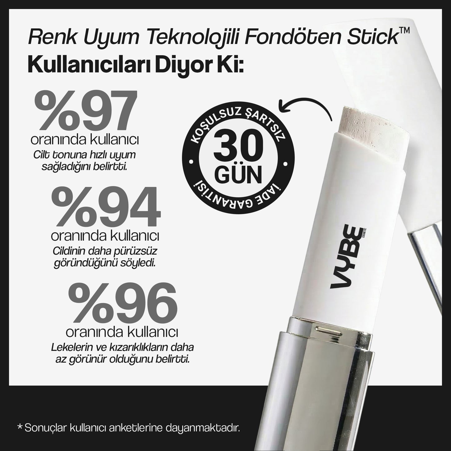 VYBE Renk Uyum Teknolojili Fondöten Stick
