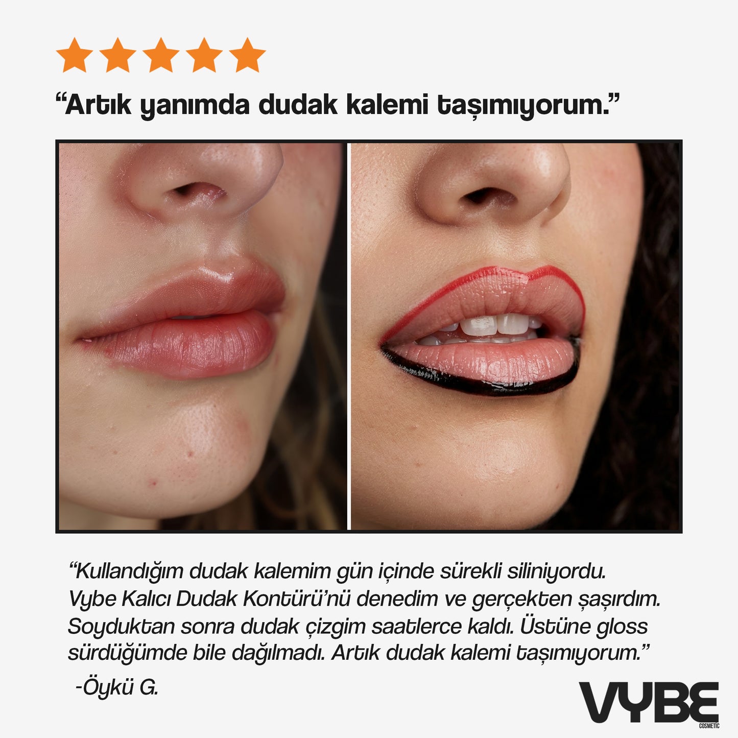 VYBE Soyulabilir Dudak Kontürü