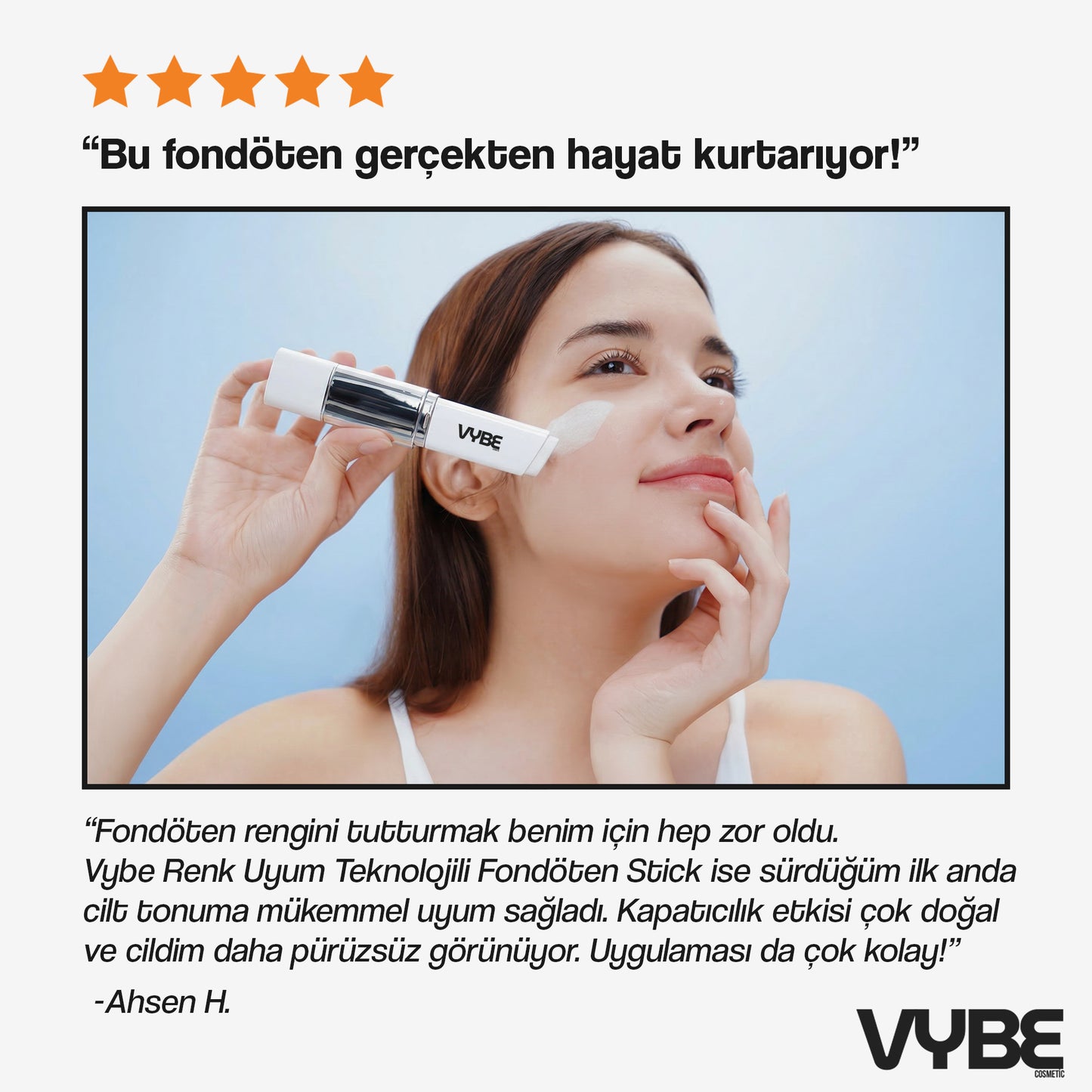 VYBE Renk Uyum Teknolojili Fondöten Stick
