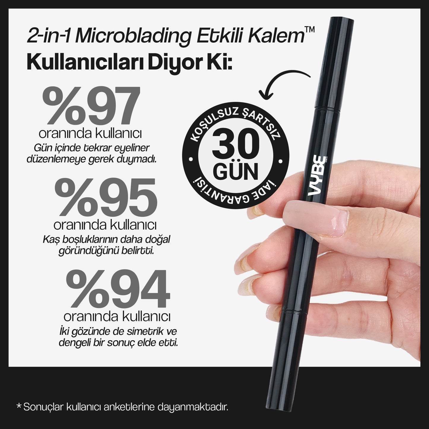 VYBE Microblading Etkili Eyeliner & Kaş Kalemi