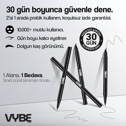 VYBE Microblading Etkili Eyeliner & Kaş Kalemi